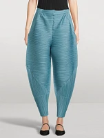 Thicker Bounce Barrel-Leg Trousers