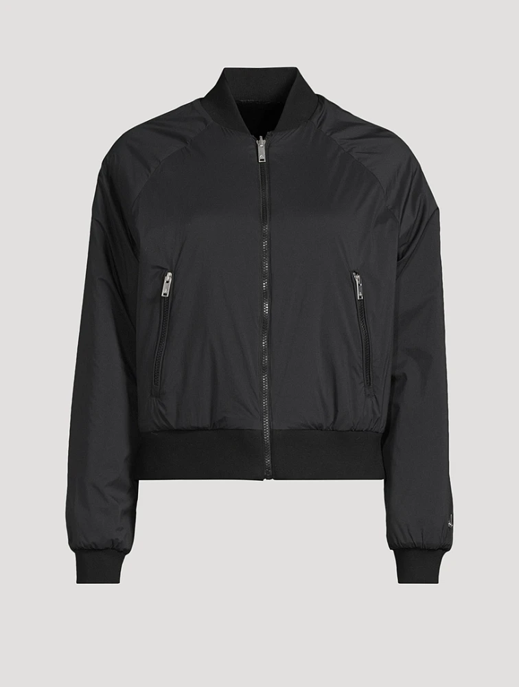 Belmina Reversible Faux Fur Bomber Jacket