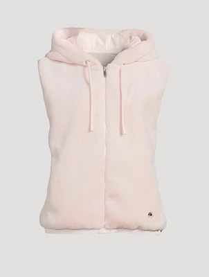 Eaton Reversible Faux Fur Vest