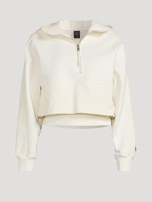 Mixed-Media Hoodie