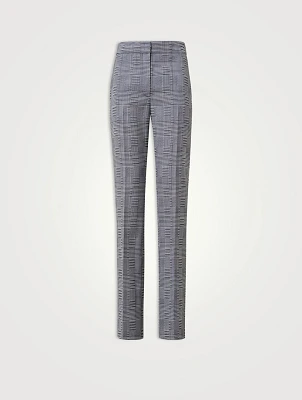 Chio Wool Straight-Leg Pants