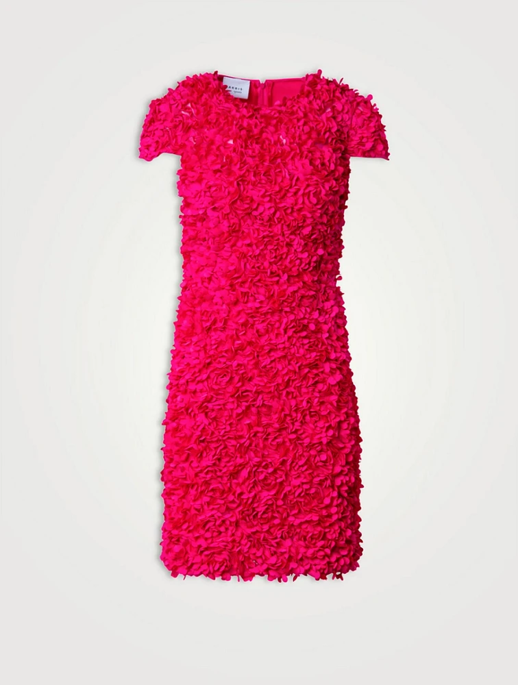 Laser-Cut Mini Dress