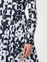 Printed Poplin Shirt Dress