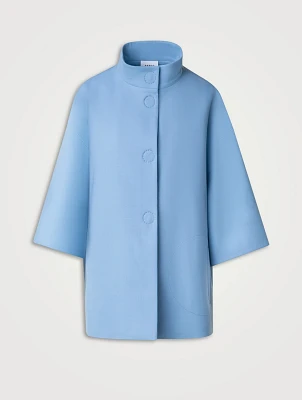Wool Bell-Sleeve Jacket