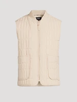 Levi Light Down Vertical Quilted Vest
