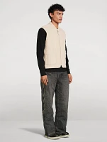 Levi Light Down Vertical Quilted Vest