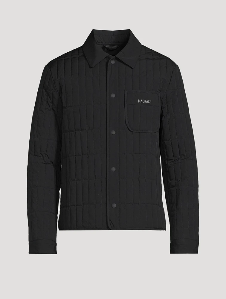Mateo Vertical Quilted Down Jacket
