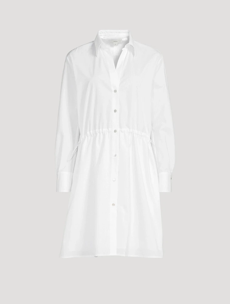 Drawcord Shirt Dress