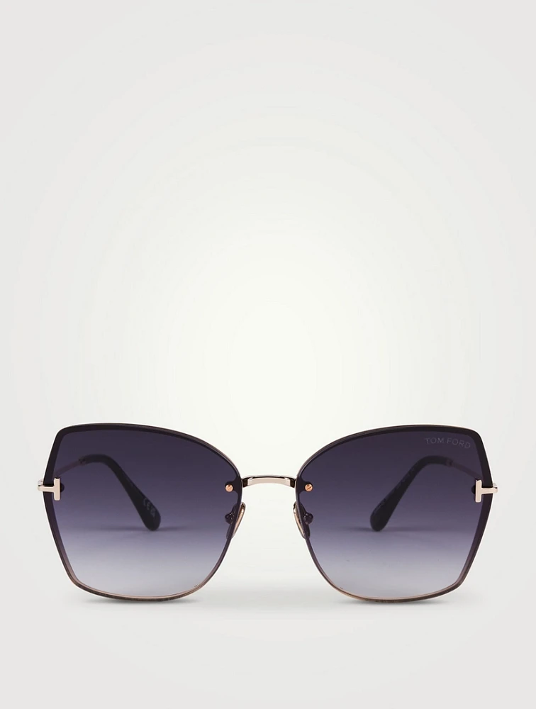 Nickie Square Butterfly Sunglasses