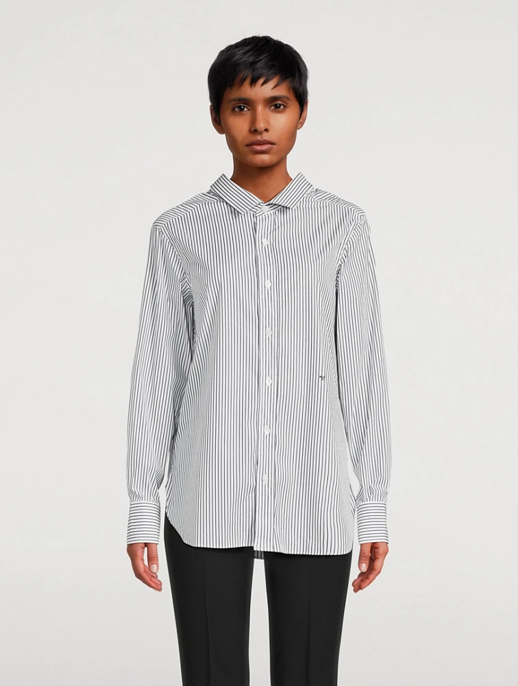 Striped Front Back Classic Shirt