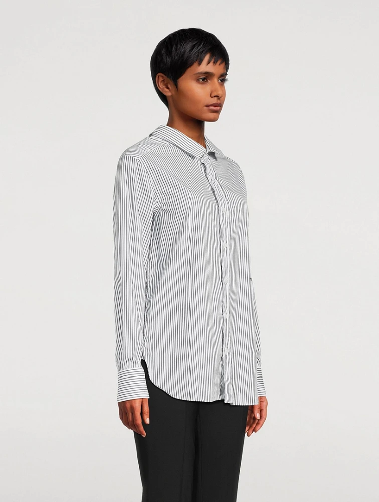 Striped Front Back Classic Shirt