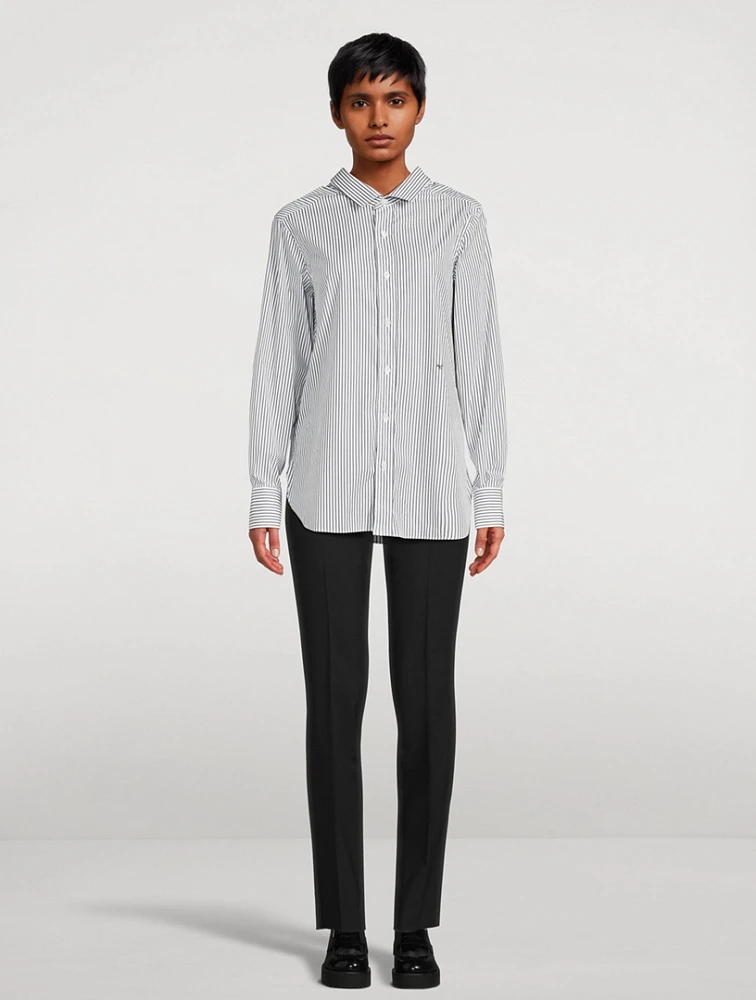 Striped Front Back Classic Shirt