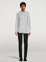 Striped Front Back Classic Shirt