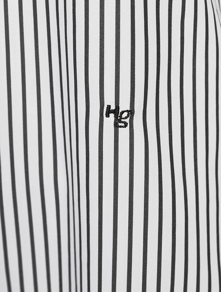 Striped Front Back Classic Shirt