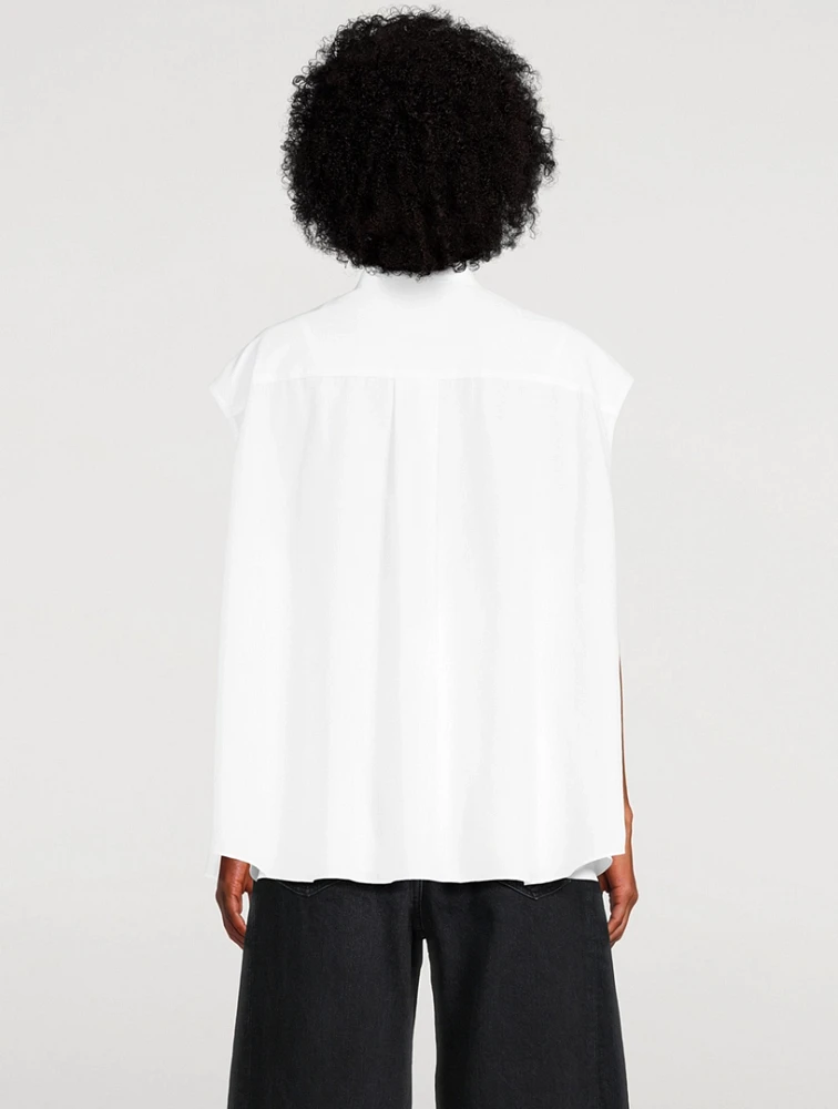 Cotton Poplin Blouse