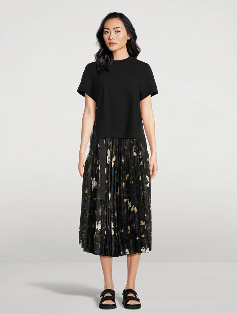 T-Shirt With Pleated Back