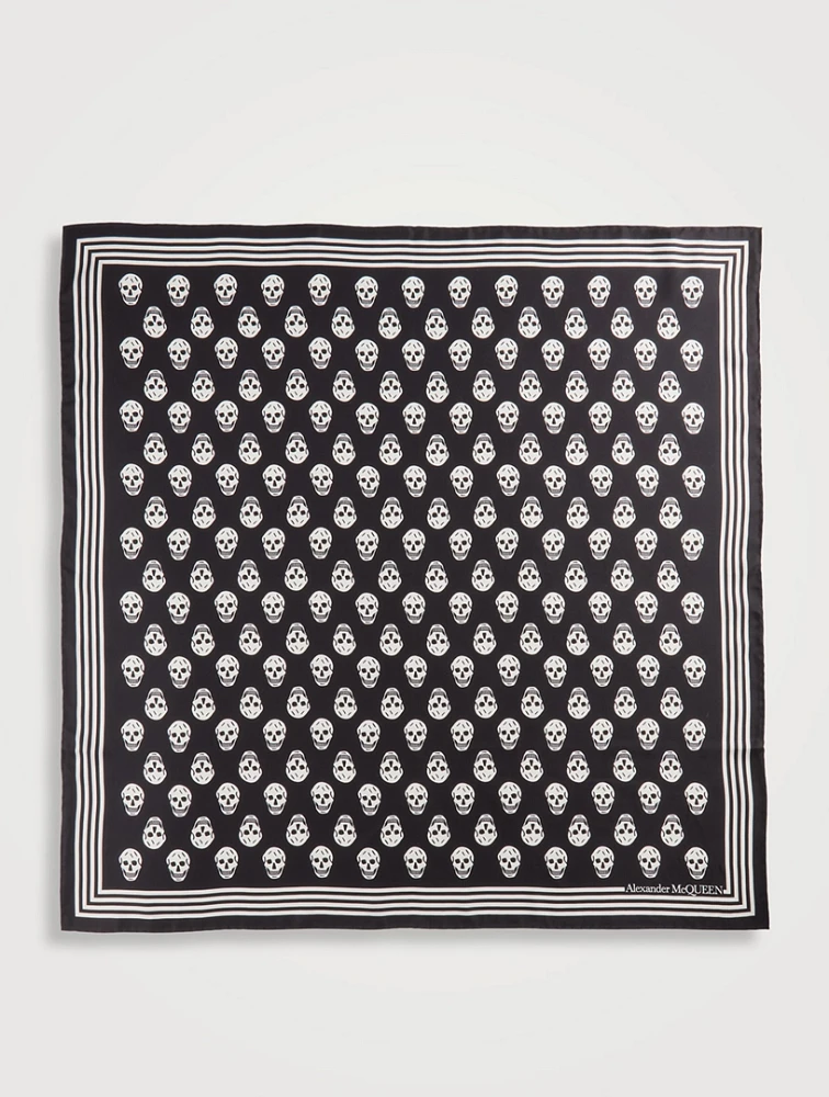 Silk Biker Skull Scarf