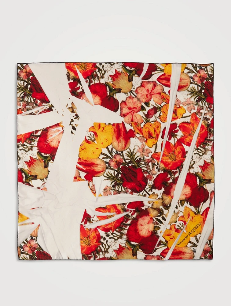 Dutch Floral Biker Scarf
