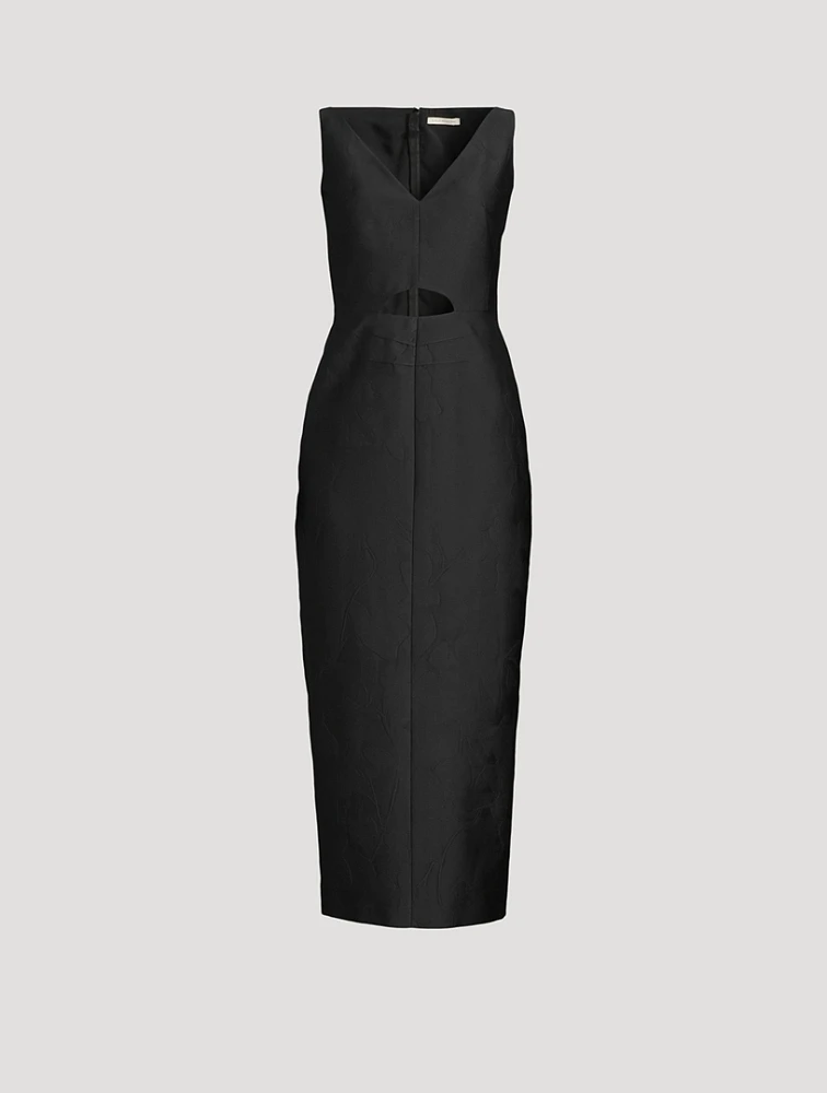 Ilyse Cut-Out Midi Dress