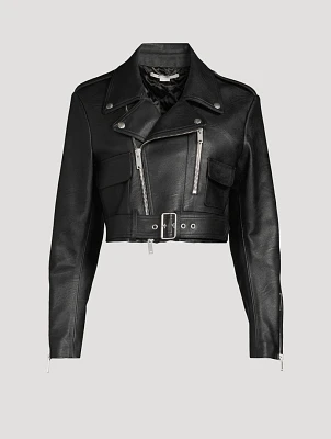 Cropped Biker Jacket