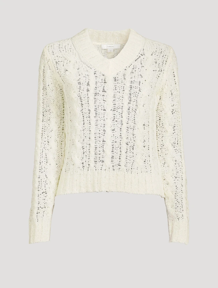Cable-Knit Sweater