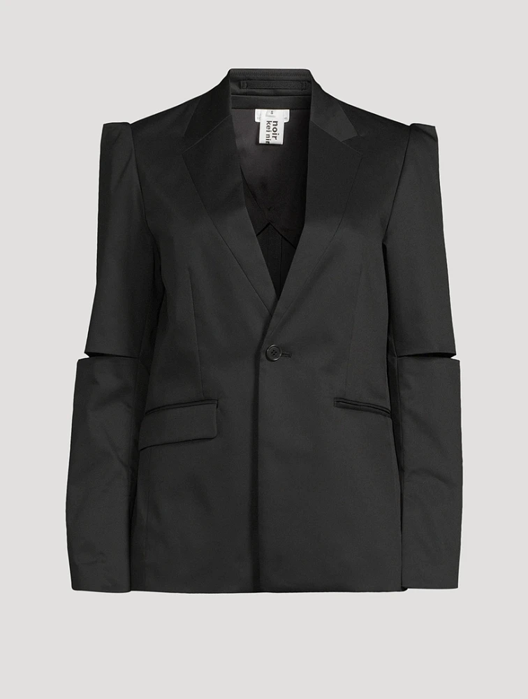 Cut-Out Blazer