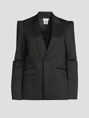 Cut-Out Blazer