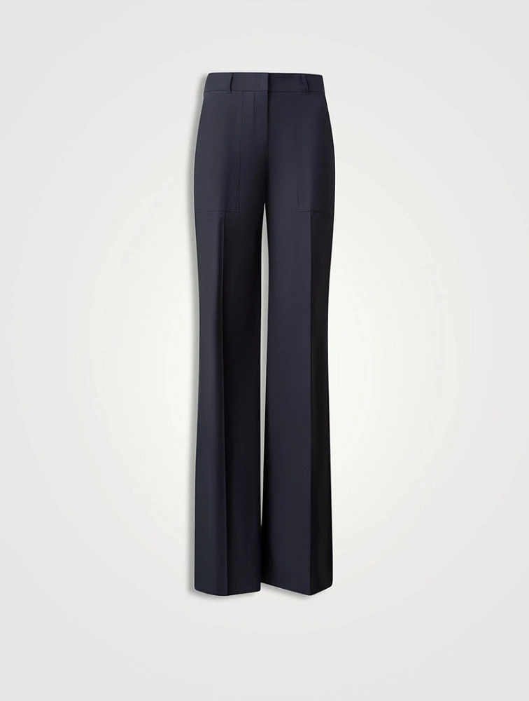 Melin Wool Wide-Leg Trousers