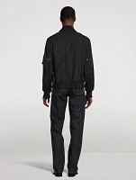 Seatbelt Wool-Blend Bomber Jacket
