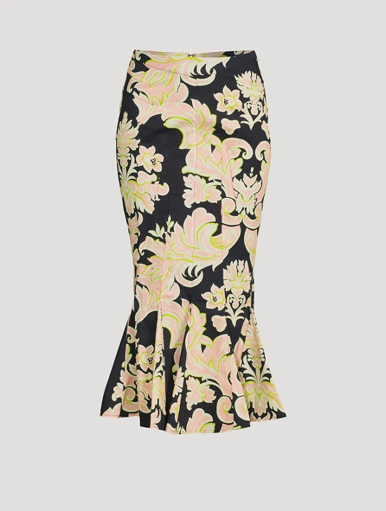 Trumpet Skirt Venus Print