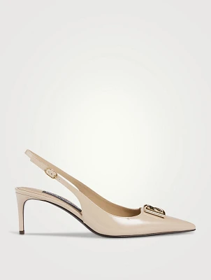 Lollo Patent Leather Slingback Pumps