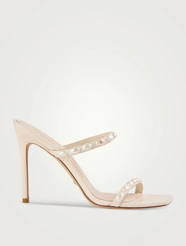 Aleena Pearlita Leather Mules