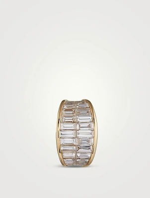 Galaxy 18K Gold Ear Cuff With Diamonds