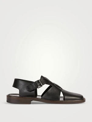 Leather Fisherman Sandals