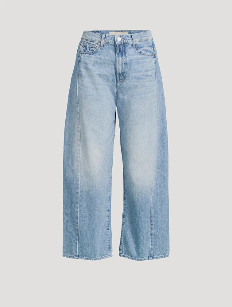 The Half-Pipe Curved-Leg Flood Jeans