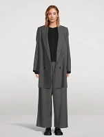 Oversized Double-Breasted Blazer