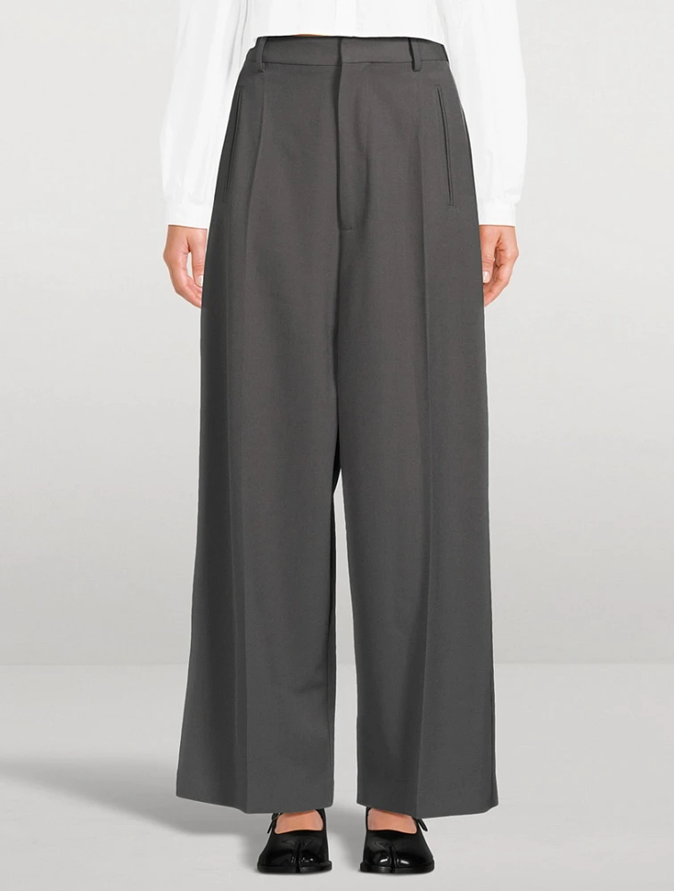 Wide-Leg Trousers