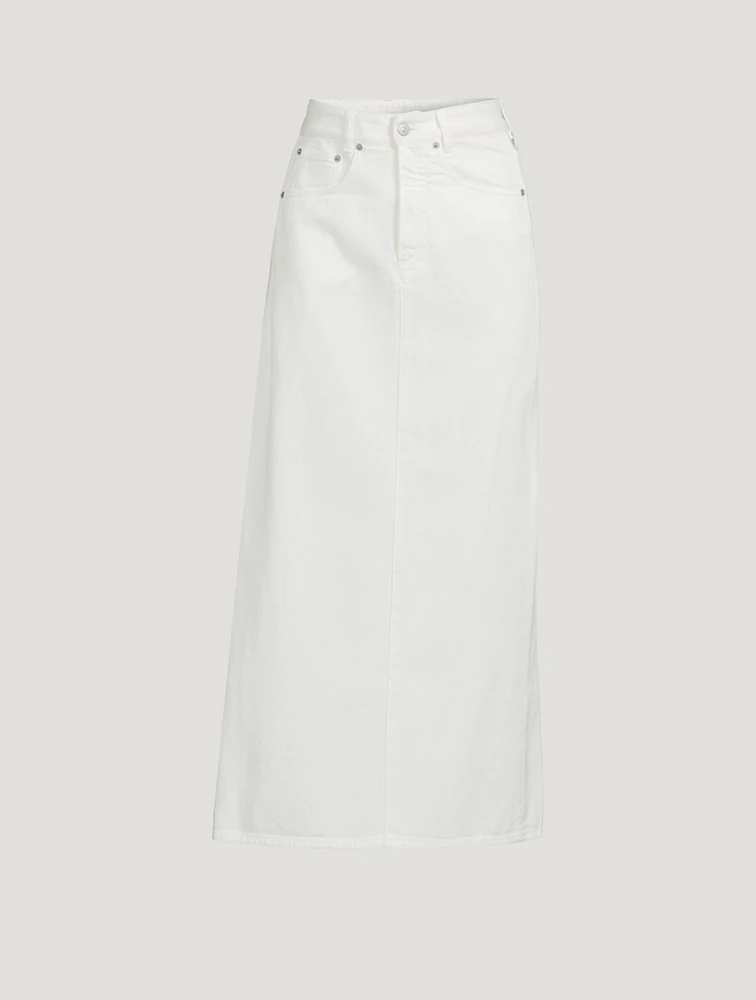 Denim Maxi Skirt