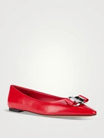 Leather Ballet Flats