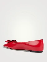 Leather Ballet Flats