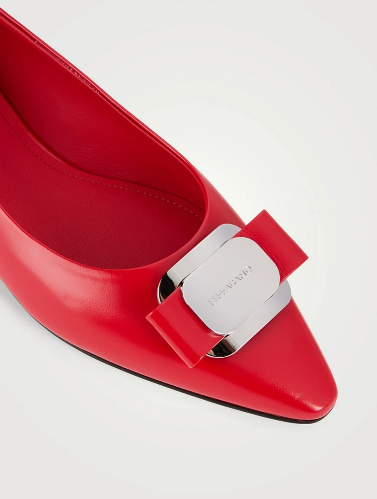 Leather Ballet Flats