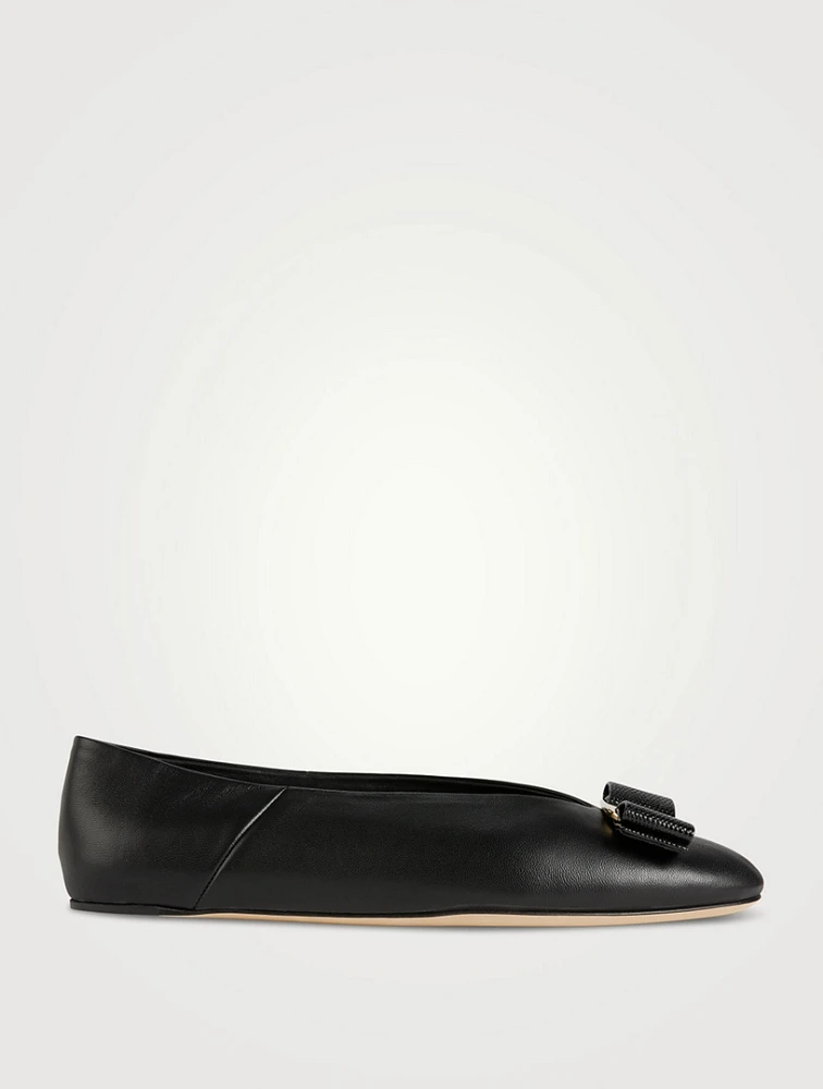 Vanna Leather Ballet Flats