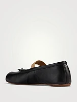 Tabi Leather Ballerina Flats
