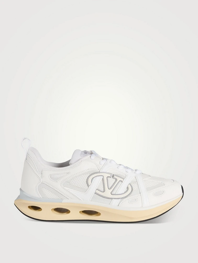 VLogo Easyjog Leather And Mesh Sneakers
