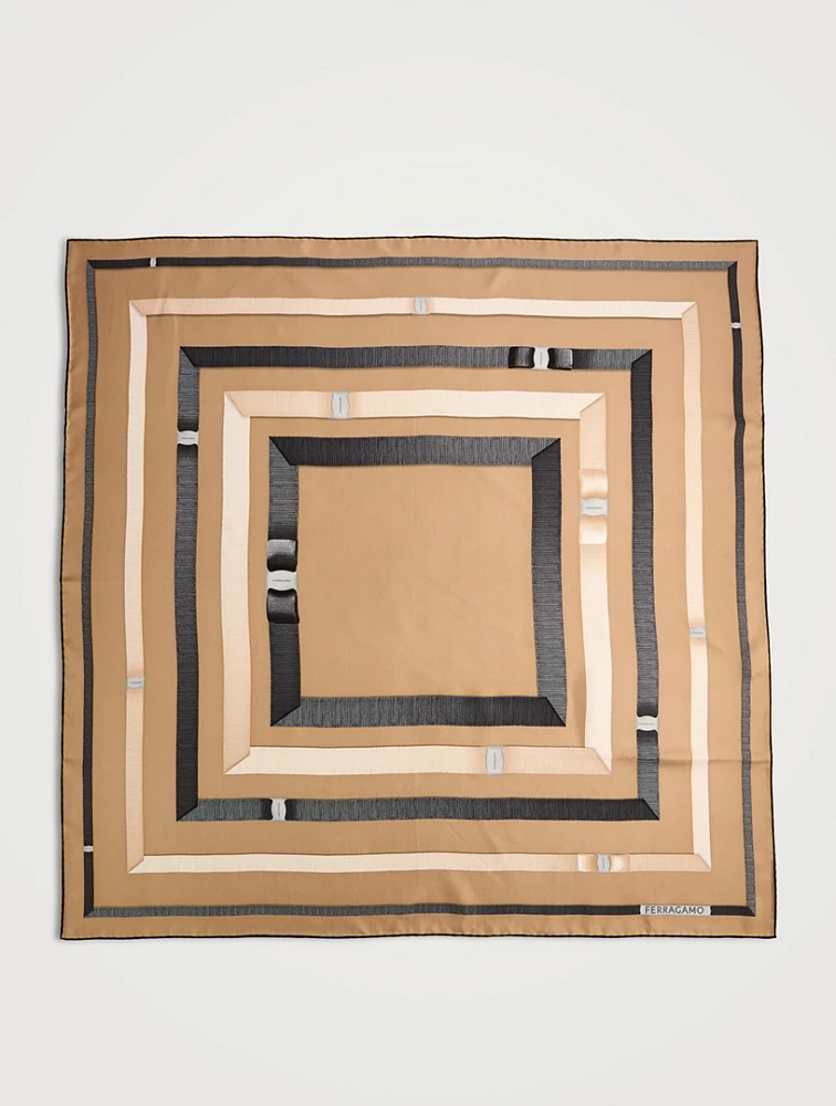 Silk Scarf In Vara Print