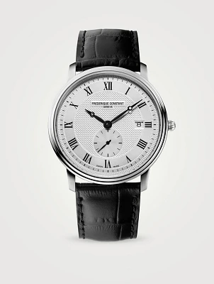 Slimline Quartz Stainless Steel Watch
