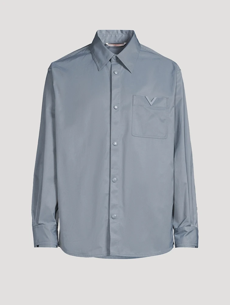 Nylon Shirt Jacket