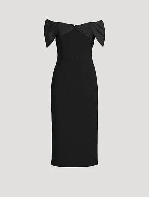 Juliana Off-The-Shoulder Midi Dress