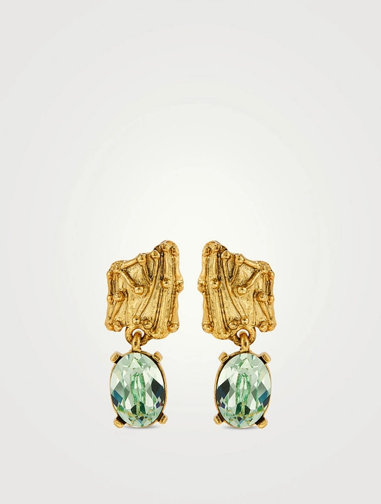 Crystal Branch Drop Earrings