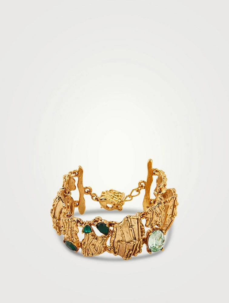 Gilded Sculptural Bracelet